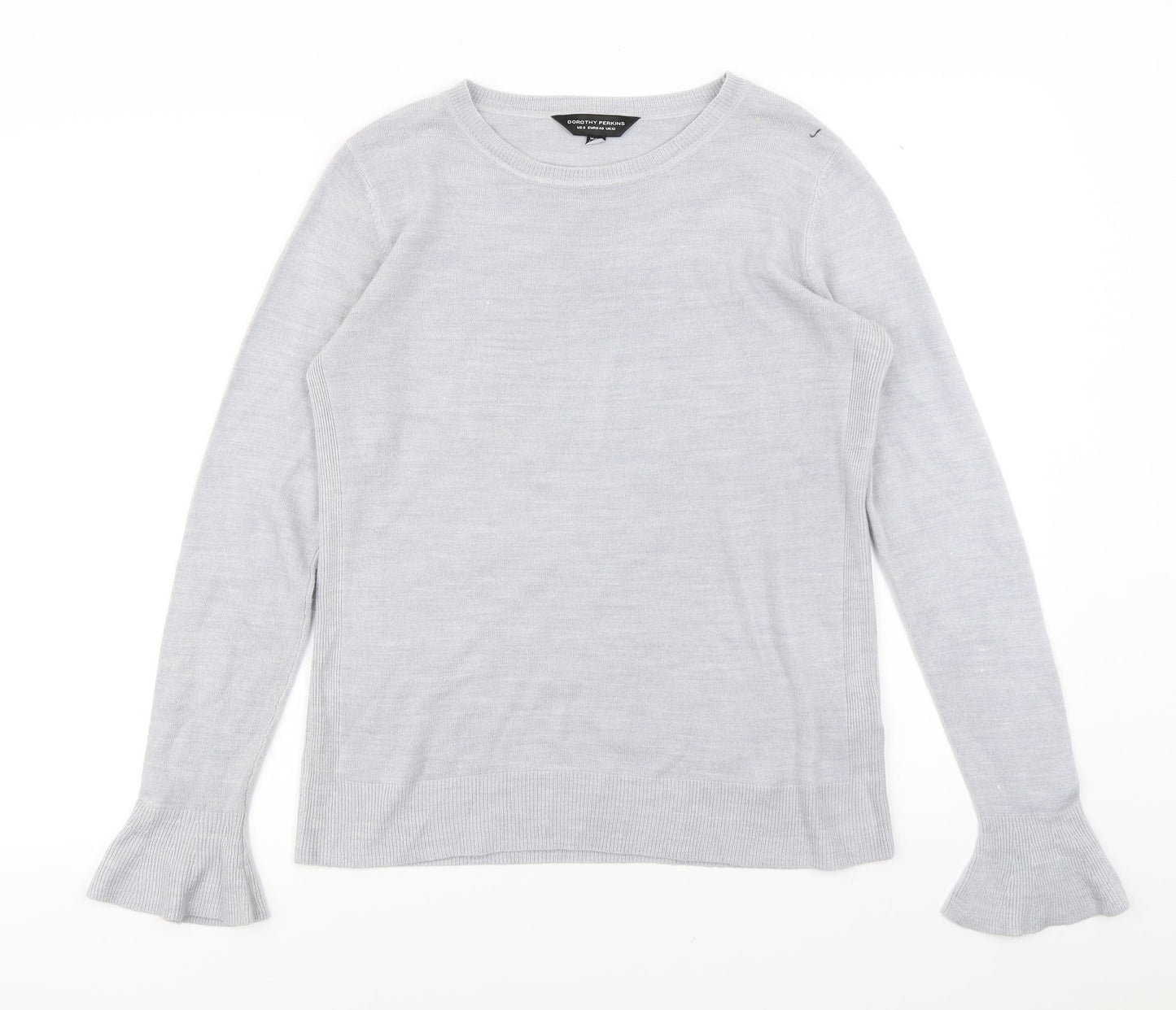 Dorothy Perkins Womens Grey   Pullover Jumper Size 12
