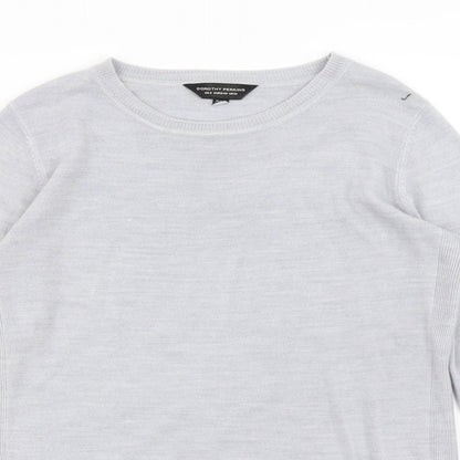 Dorothy Perkins Womens Grey   Pullover Jumper Size 12