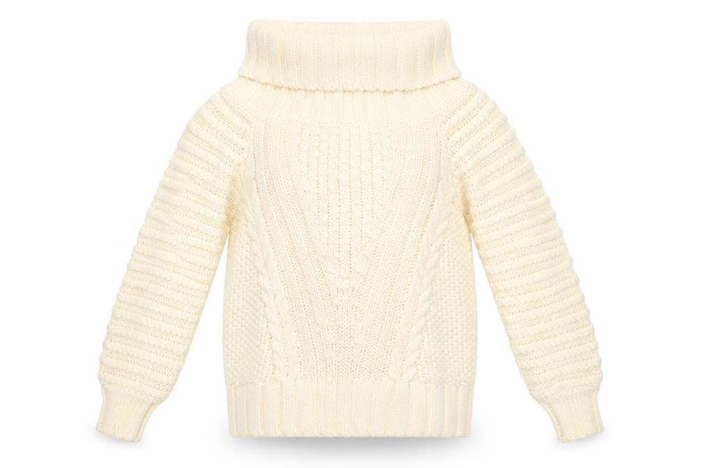 H&M Womens White  Knit Pullover Jumper Size S