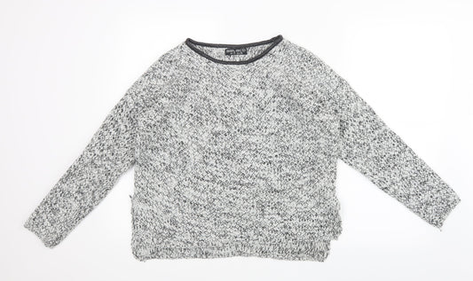 Select Womens Grey  Knit Pullover Jumper Size 10