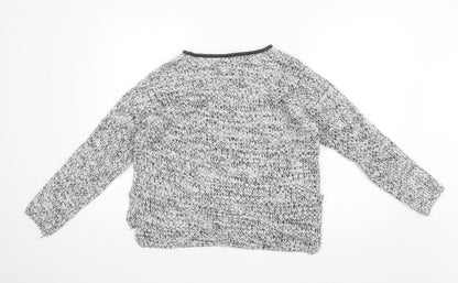 Select Womens Grey  Knit Pullover Jumper Size 10
