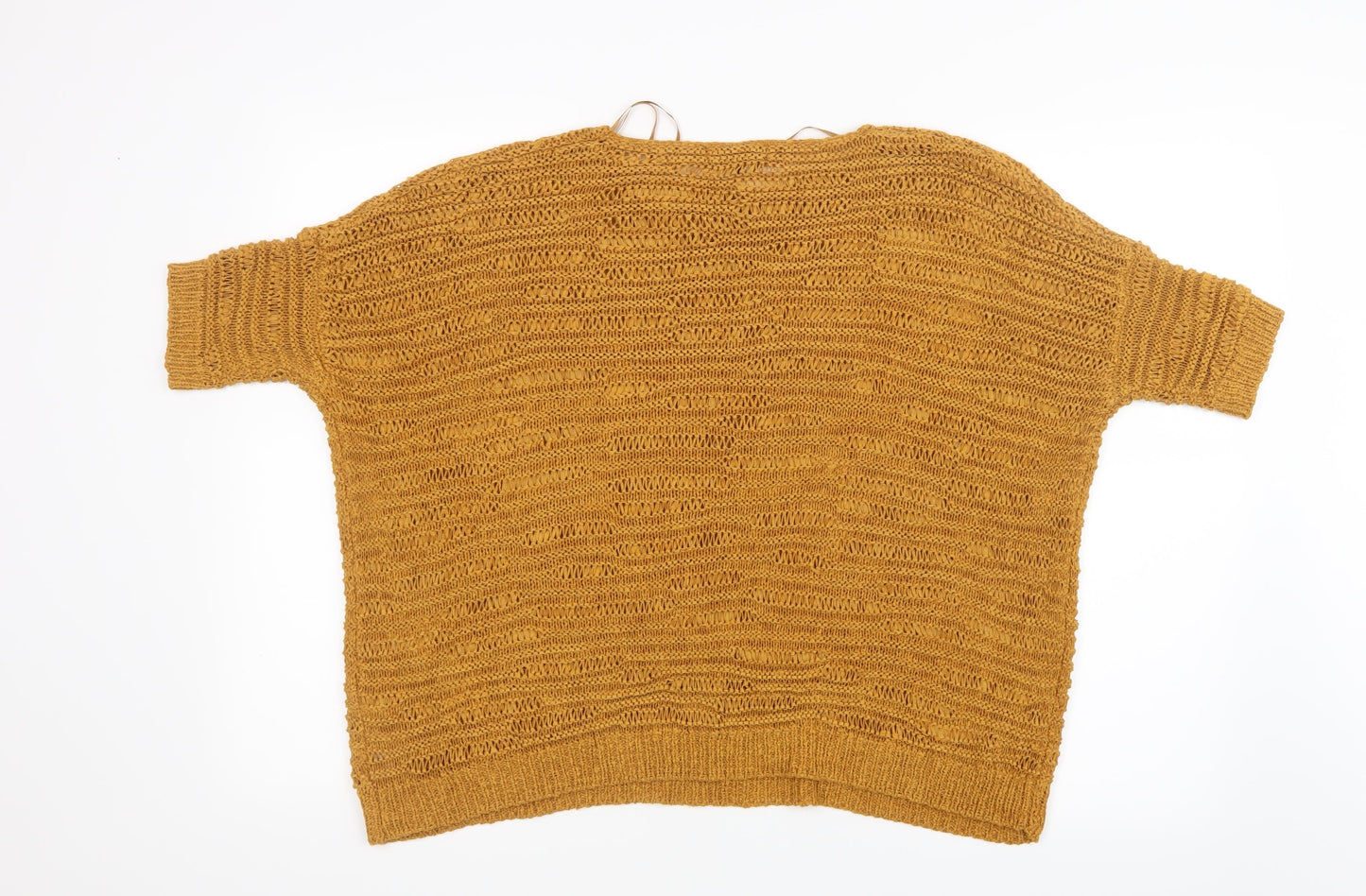 New Look Womens Yellow   Pullover Jumper Size S