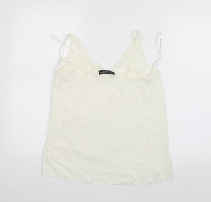 Dorothy Perkins Womens White   Basic Blouse Size 8