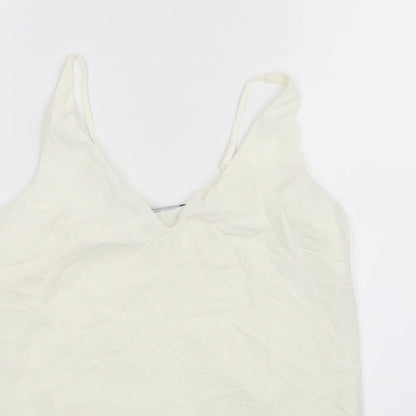 Dorothy Perkins Womens White   Basic Blouse Size 8