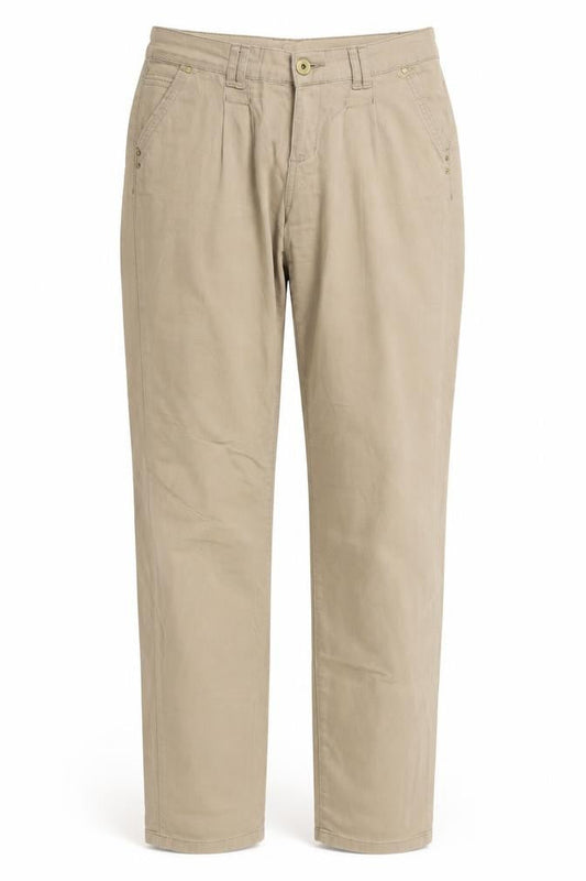 denim and co Womens Beige   Chino Trousers Size 12 L31 in