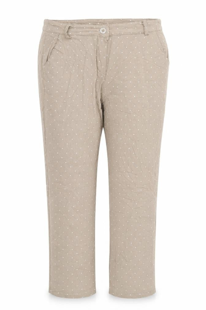 Preworn Womens Beige   Trousers  Size 24 in L25 in - Star Print