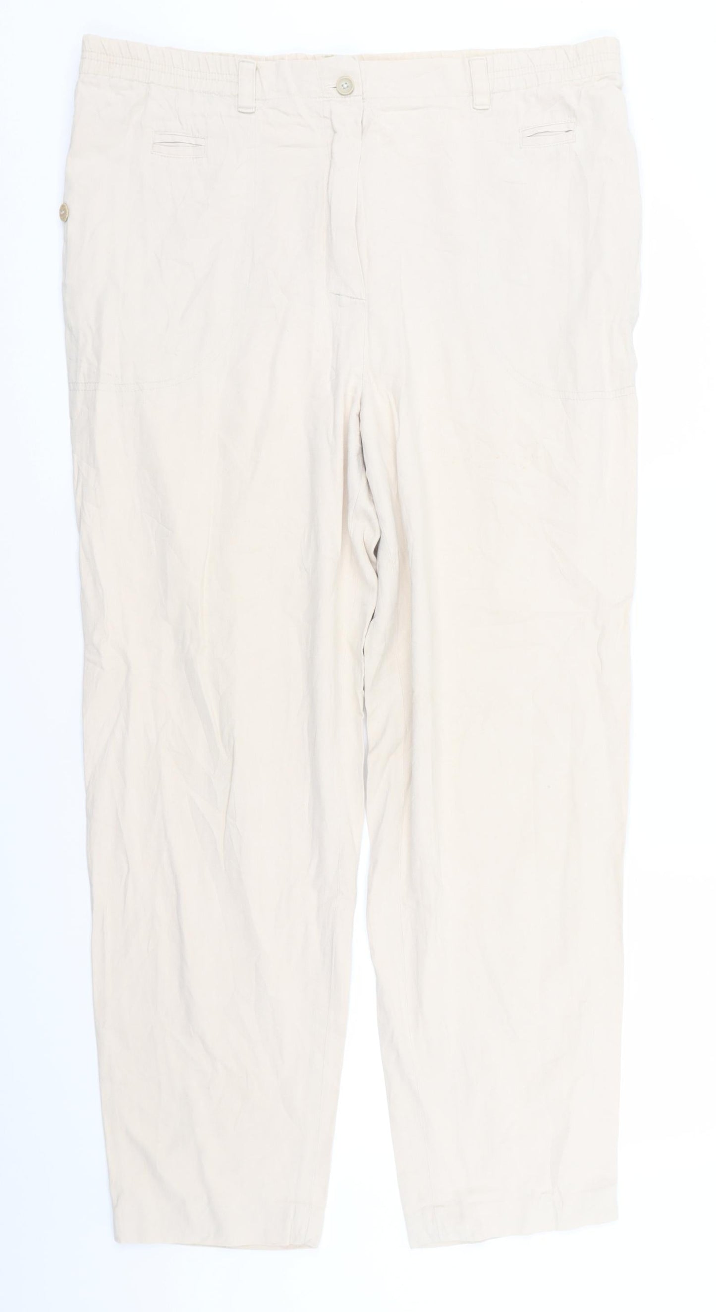 C&A Womens Pink   Trousers  Size 34 in L28 in