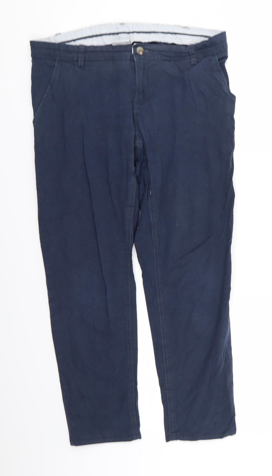 cubus as Womens Blue   Chino Trousers Size 8 L25 in