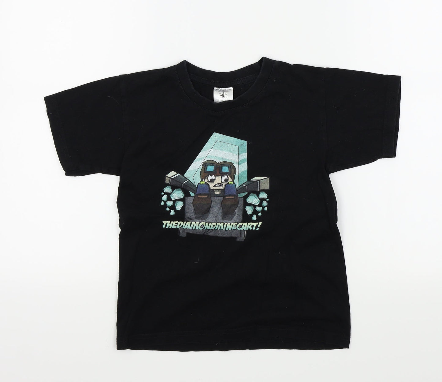 B&C Boys Black Colourblock  Basic Casual Size 7-8 Years