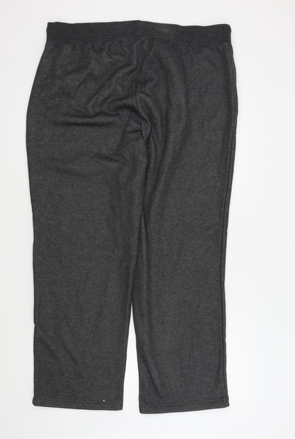 Bonmarché Womens Grey Jogger Trousers Size L L20 in