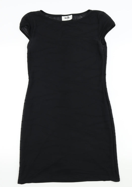 Wallis Womens Black   A-Line  Size 12