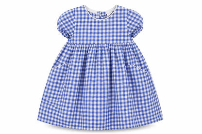 Next  Girls Blue Check  A-Line  Size 2 Years