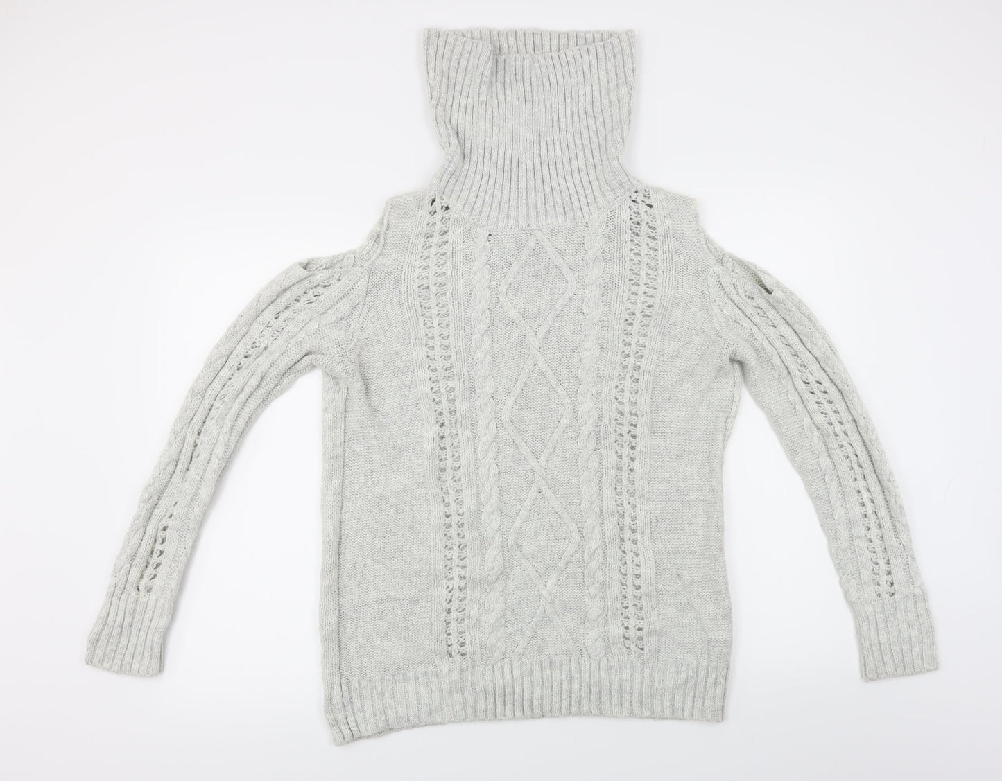 Papaya Womens Grey   Pullover Jumper Size M