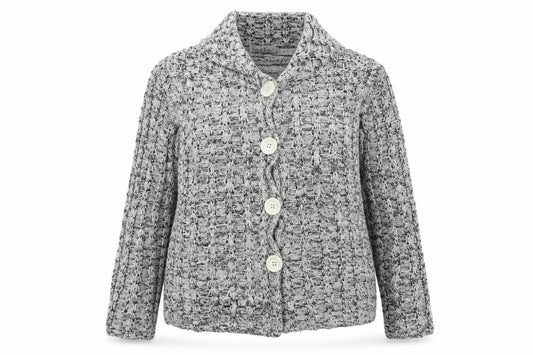 Pure & Natural  Womens Grey   Cardigan Jumper Size 16