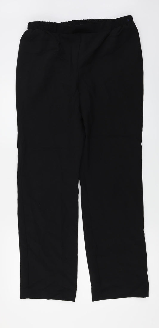 Classique  Womens Black   Trousers  Size 16 L26 in