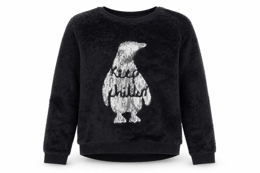 H&M  Girls Grey   Pullover Jumper Size 11-12 Years