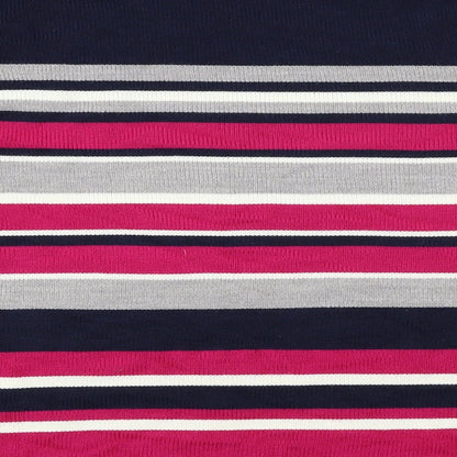 Bonmarché Womens Blue Striped Pullover Jumper Size S