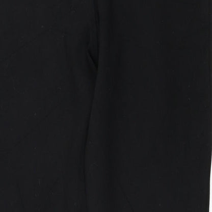 Next  Womens Black   Trousers  Size 12 L22 in