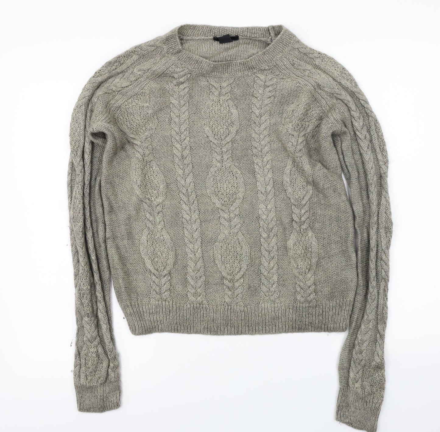 H&M Womens Grey   Pullover Jumper Size L