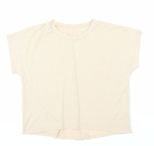 Preworn Womens Beige   Basic Blouse Size L