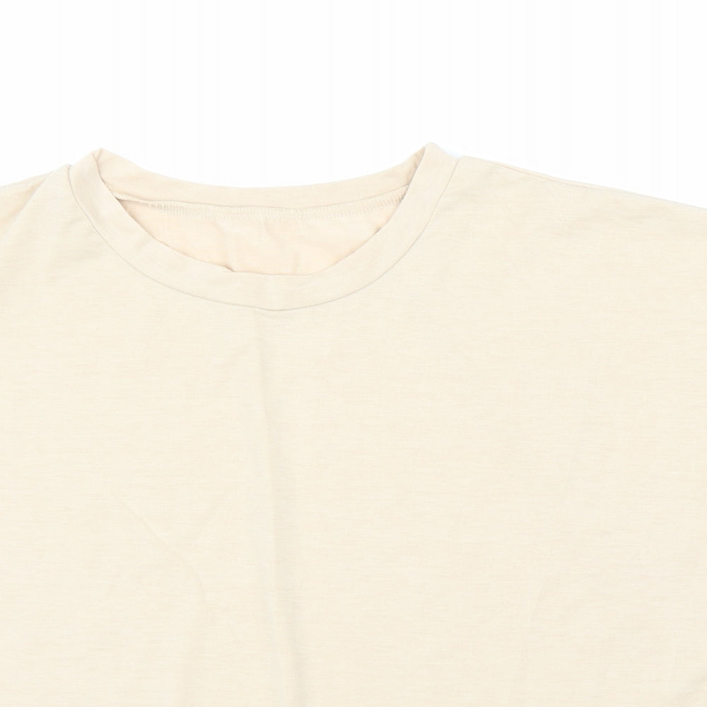 Preworn Womens Beige   Basic Blouse Size L