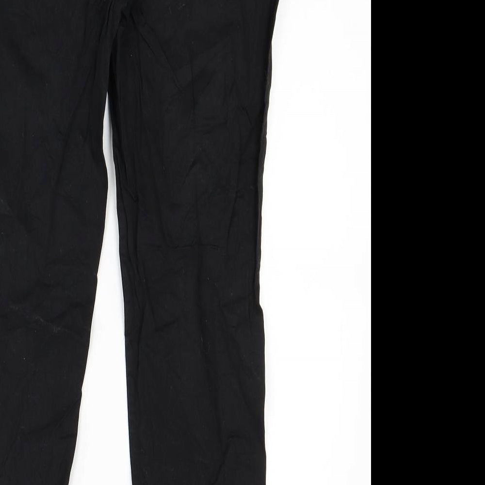 Warehouse Womens Black   Trousers  Size 12 L25 in