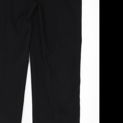 Peacocks Womens Black   Trousers  Size 16 L26 in