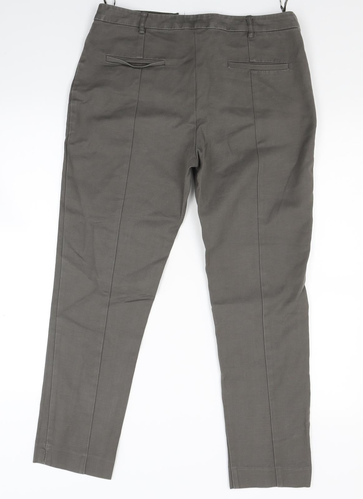 Oasis Womens Brown   Trousers  Size 12 L27 in