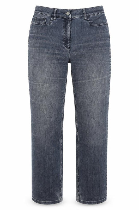 ZERRES Womens Blue  Denim Straight Jeans Size 12 L28 in