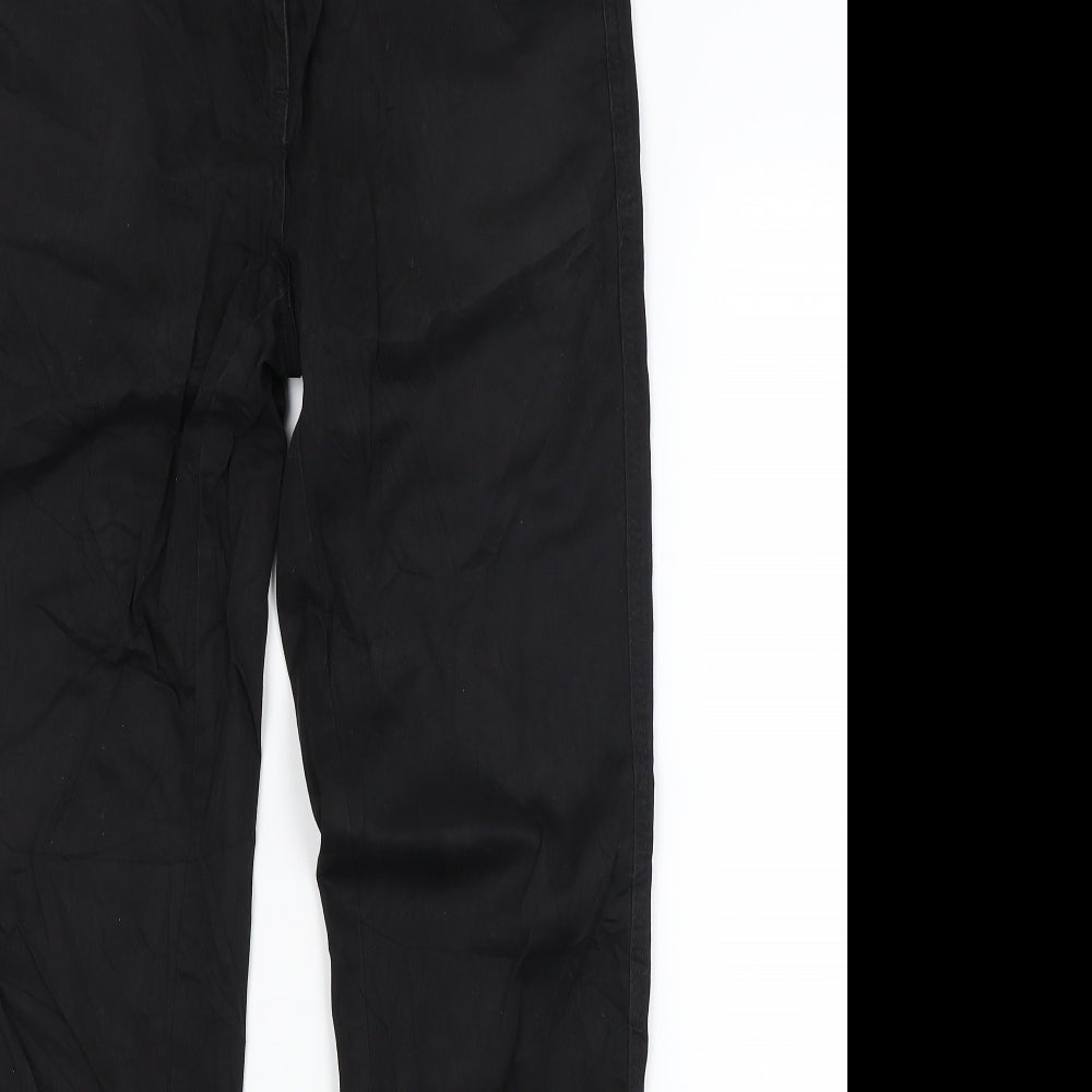 Preworn Womens Black  Denim Skinny Jeans Size 10 L27 in