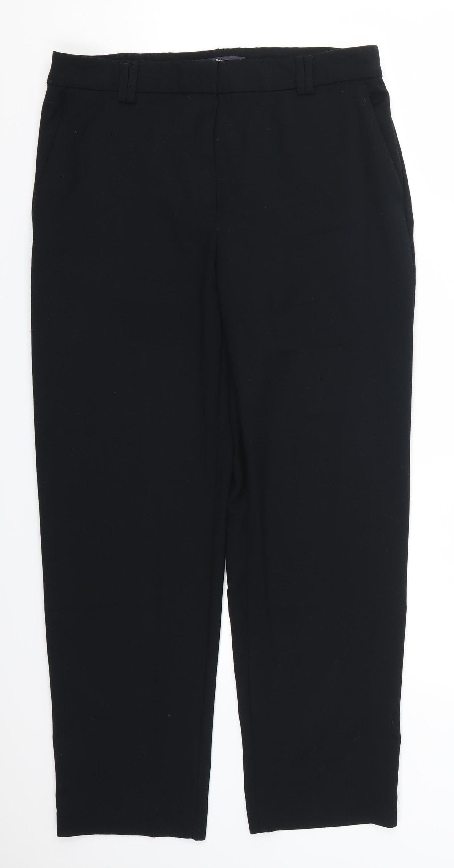 Marks and Spencer Womens Black   Trousers  Size 10 L27 in
