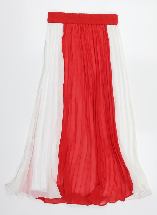 Monki Womens Red   Swing Skirt Size XS