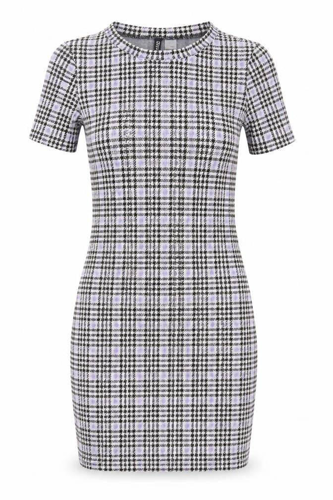 H&M Womens Purple Houndstooth  Mini  Size S