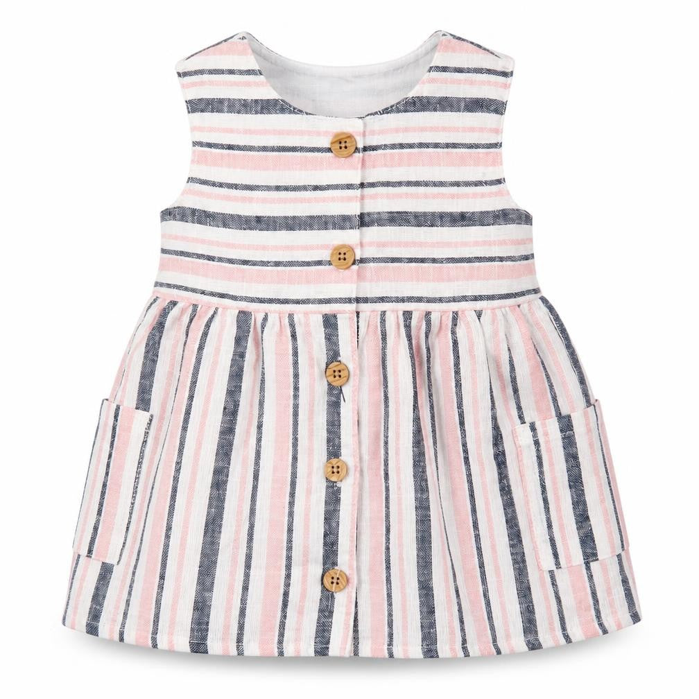 Primark Girls Pink Spotted  Fit & Flare  Size 6-9 Months