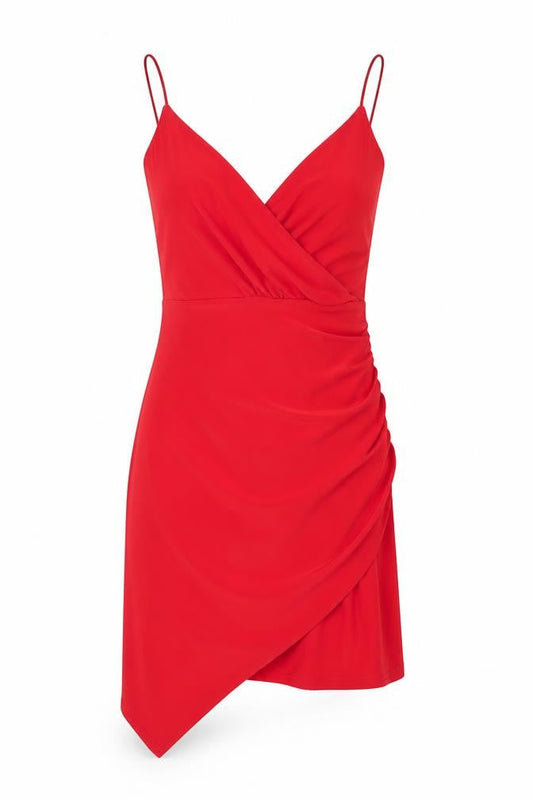 PRETTYLITTLETHING Womens Red   A-Line  Size 4
