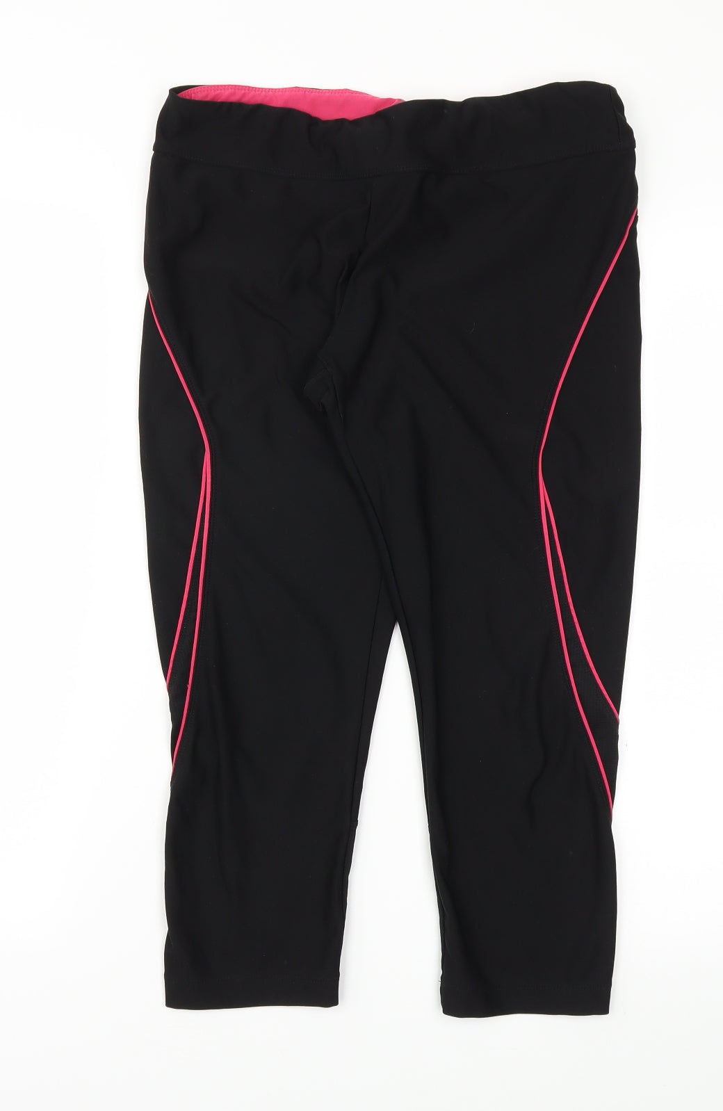 Athlete works Womens Black   Capri Leggings Size M L21 in