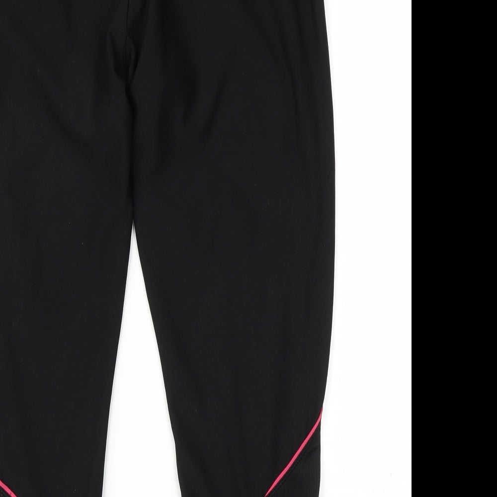 Athlete works Womens Black   Capri Leggings Size M L21 in