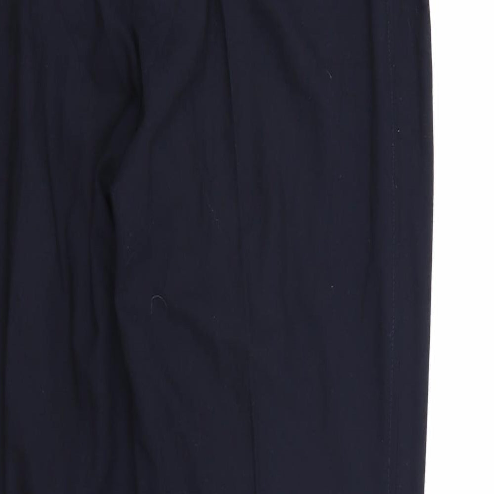 Marks and Spencer Womens Blue  Rayon Dress Pants Trousers Size 14 L28 in
