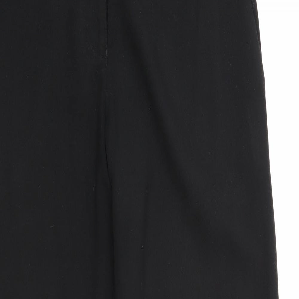 Next Womens Black  Rayon Dress Pants Trousers Size 12 L28 in