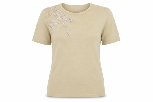 BHS Womens Beige  Knit Pullover Jumper Size 14