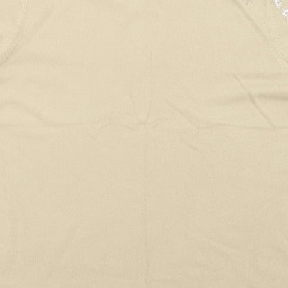 BHS Womens Beige  Knit Pullover Jumper Size 14