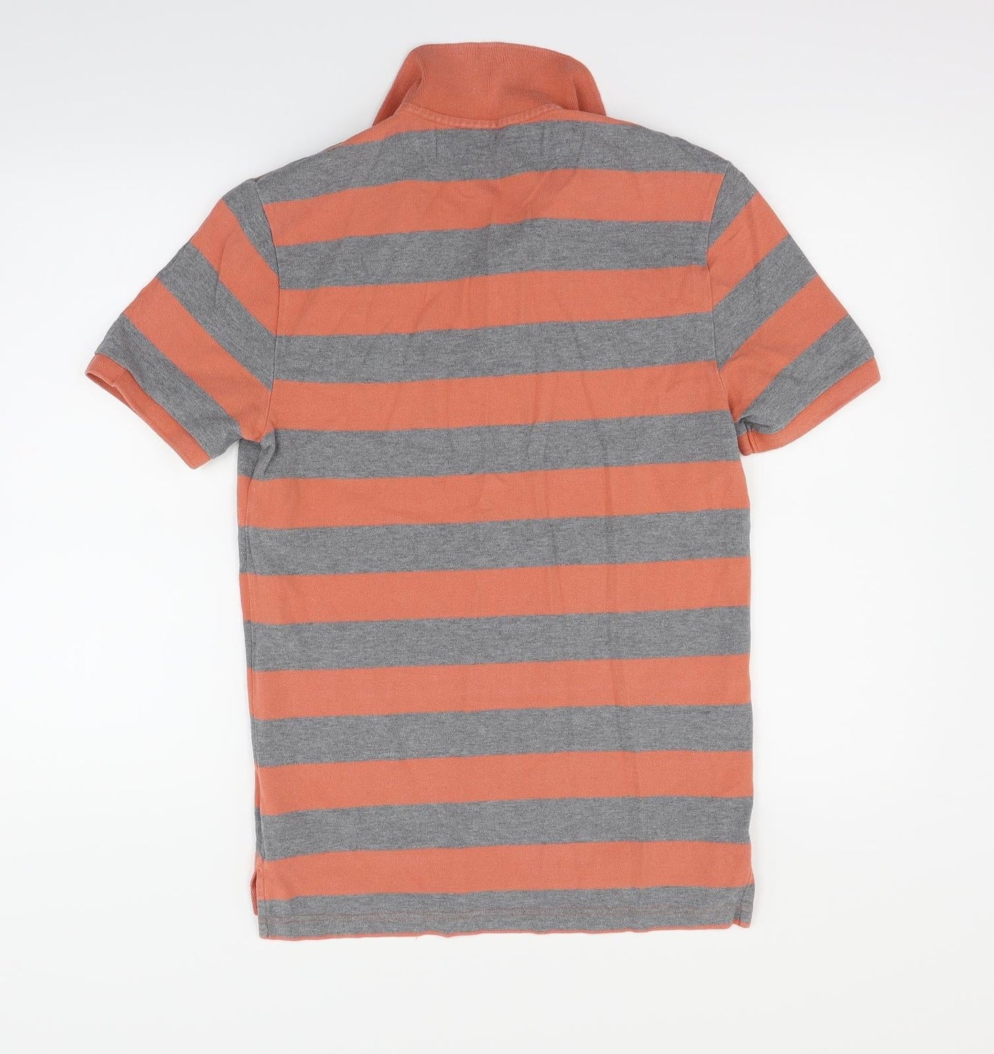 Gap Womens Orange Striped  Basic Polo Size M
