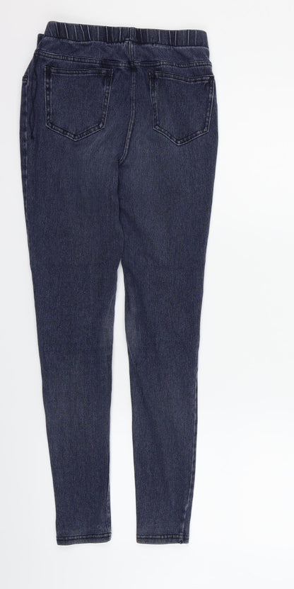Next Womens Blue   Trousers  Size 6 L25 in