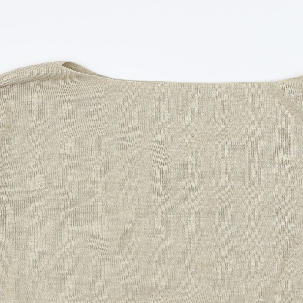 Nasty Gal Womens Beige   Pullover Jumper Size S