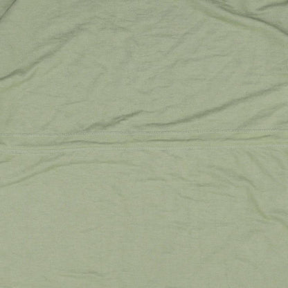 Brand and care label for Missguided women’s green fit & flare, size UK 6