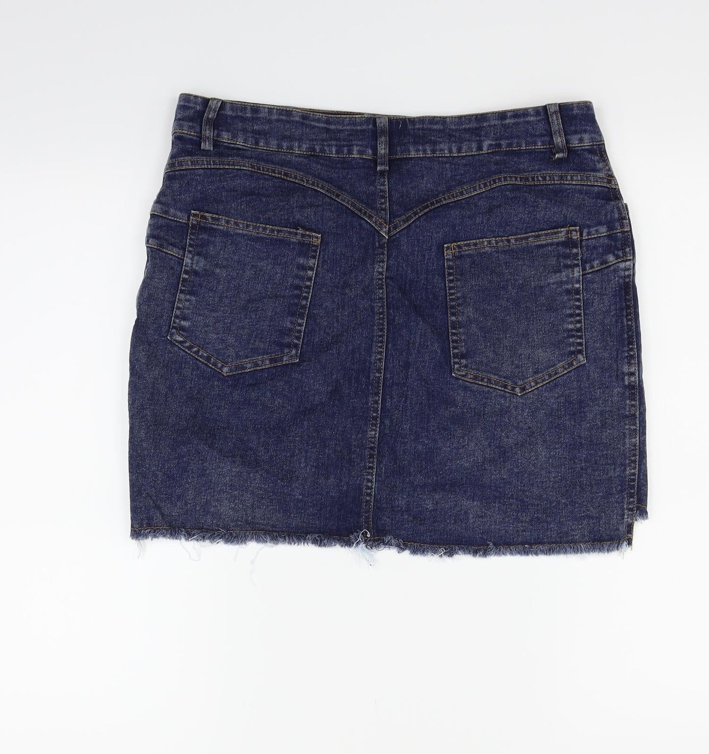 Preworn Womens Blue   Flare Skirt Size 32 in