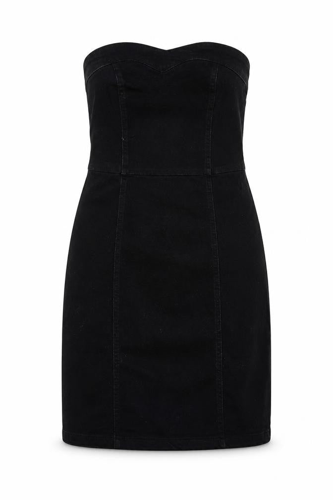 Denim & Co. Womens Black   Fit & Flare  Size 8