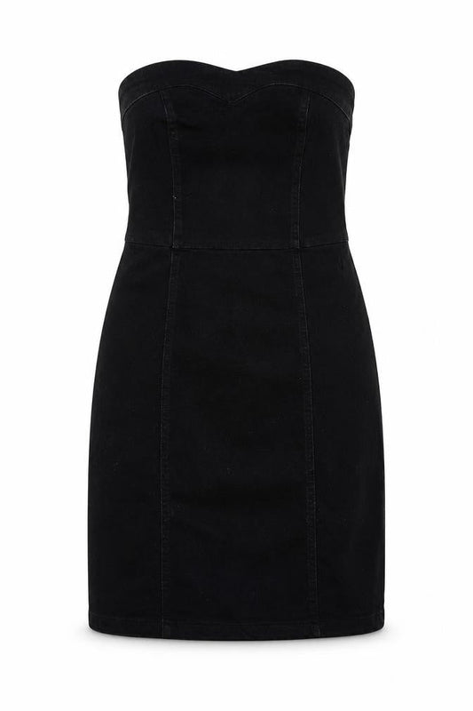 Denim & Co. Womens Black   Fit & Flare  Size 8