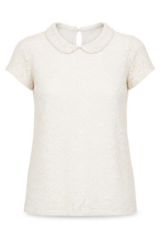 Dorothy Perkins Womens Ivory   Basic T-Shirt Size 6