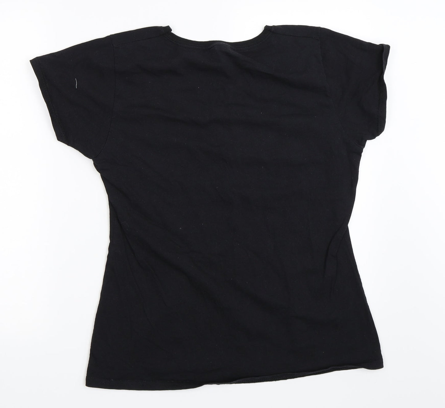 Fruit of the Loom Womens Black   Basic T-Shirt Size 2XL